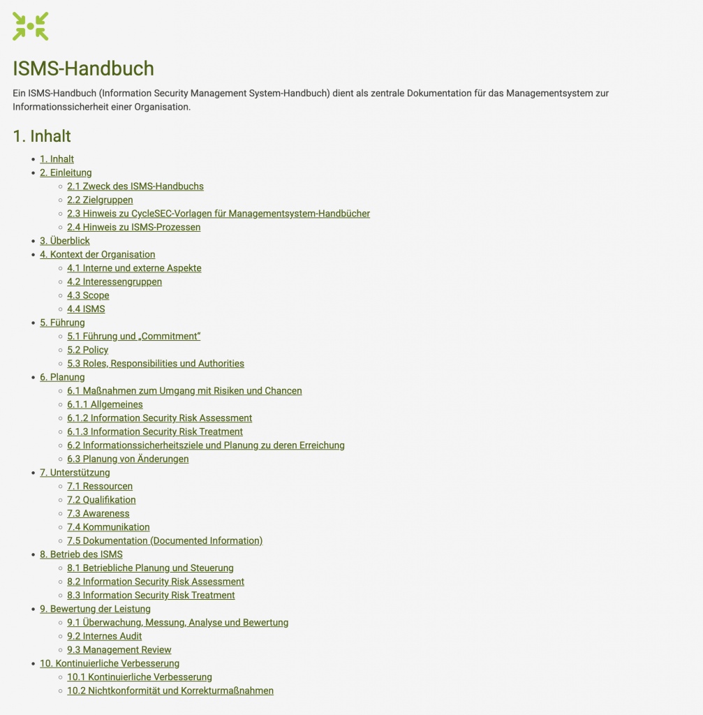 ISMS-Handbuch