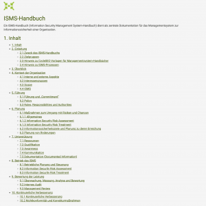 ISMS-Handbuch