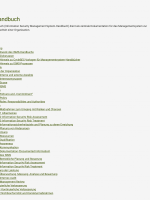 ISMS-Handbuch