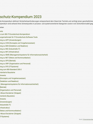 IT-Grundschutz-Kompendium 2023